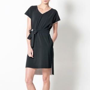 Cotélac smock black dress